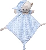 Interbaby DU003-01 Bear Doudou Cuddly Toy Blue 100g Soft Velvety Blanket view 1