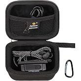 Case for Nitecore NU25 / NU27 / NU30 / UT27 Headlamp, Case Only | Carrying Case, Comes with D-ring, Water-resistant &amp; Shock-resistant, Mesh Pocket Stores Head Band, Charging Cable