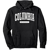Columbia Hoodie Sweatshirt College University Style MO USA Pullover Hoodie