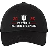 UGP Campus Apparel NCAA University 2025 Football Champions Simple Path Bio-Washed Classic Sports Team Dad Hat