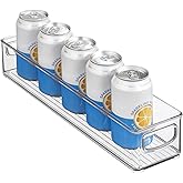 iDesign Slim Clear Plastic Storage Bin, Extra Long Narrow Stackable Organizer for Kitchen and Pantry