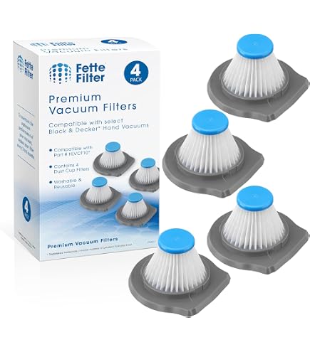 Pack De 3 Filtros Lavables Para Aspiradora Black & Decker Dustbuster – Compatible Con AdvancedClean Y Reviva
