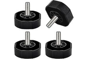 BROQIXIN 4 PCS 000-10467-001 Gimbal Bracket Knobs for Lowrance HDSGen2T/Elite7, Simrad NSS/NSSevo2, B&G Zeus2, Quick and Easy to Use, Black