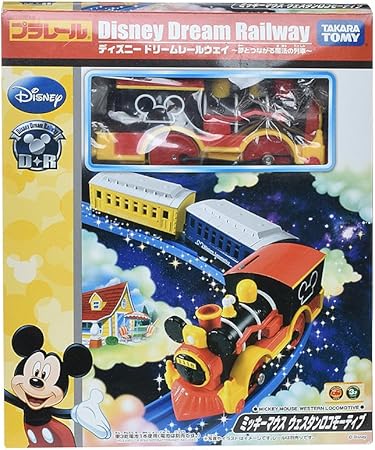 Amazon プラレール ディズニードリームレールウェイ ミッキーマウス ウェスタンロコモーティブ 車両 おもちゃ