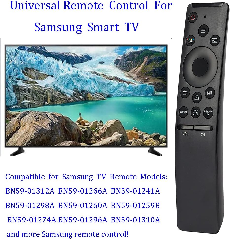 Amazon Com Universal Remote Control Replacement For Samsung Smart Tv Lcd Led Uhd Qled Tvs With Netflix Prime Video Buttons Electronics