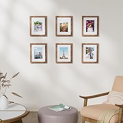Vittanly 8x10 Picture Frames for Wall Set of