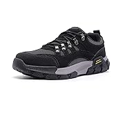 AMAPO Hiking Shoes for Men, Lightweight Breathable Outdoor Trekking and Trail Sneakers Medium and Wide Width