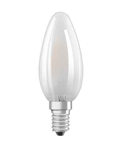 Osram LED SuperStar Classic B Lampe, in Kerzenform mit E14-Sockel, dimmbar, Ersetzt 25 Watt, Matt, Warmweiß - 2700 Kelvin, 6er-Pack