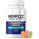 HempZZZ Gummies 9000 - Hemp Sleep Gummies for Deep Sleep with Melatonin and Theanine - Relaxation, Pain and Sleep - 9000 MG H