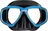 Cressi Perla Mask Black Blue Single Perla Mask for Diving Snorkelling view 4