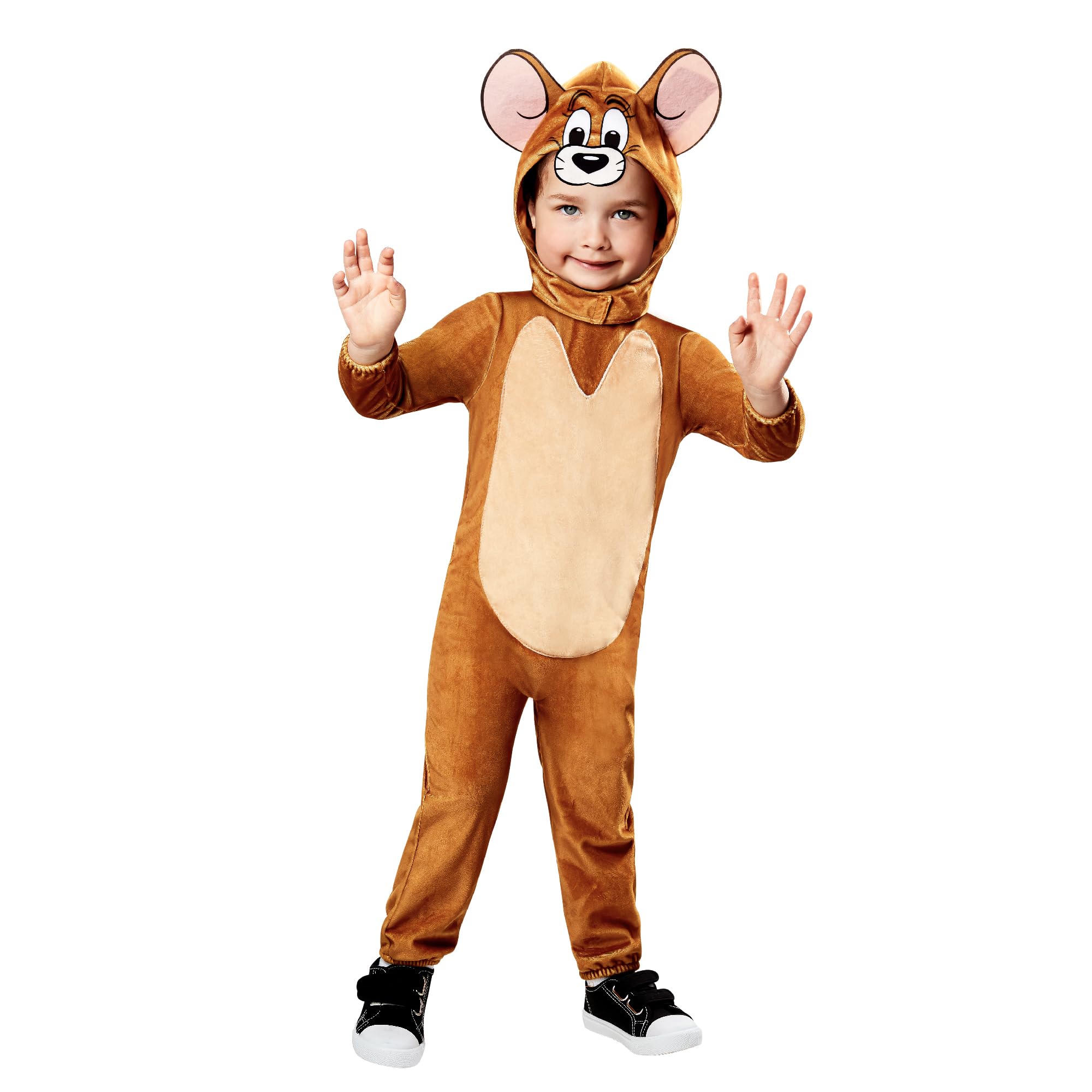Rubies 10009314T000 Jerry Toddler Costume Tom Kids Fancy Dress, Boys, Girls, Brown, 3-4 Years Halloween