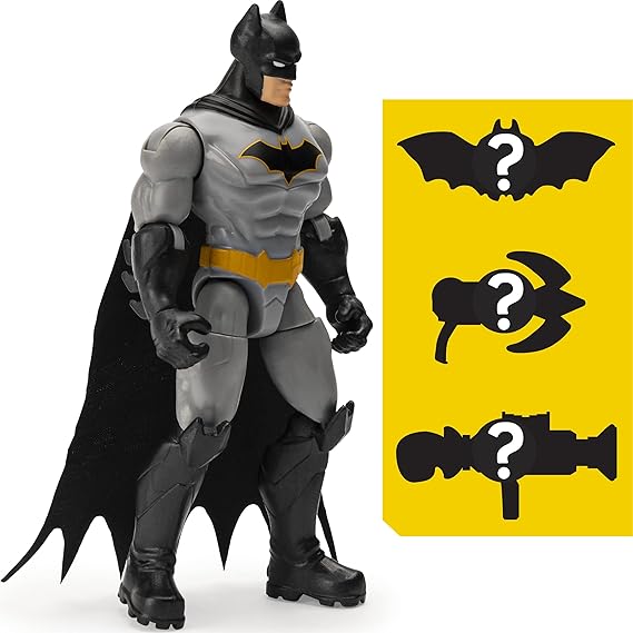 Batman 4 Inch Batman And Man Bat Action Figures For Boys With 6 Mystery Accessories Figures Amazon Canada