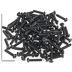 105 Pieces M2.5 x 12mm Button Head Socket Cap
