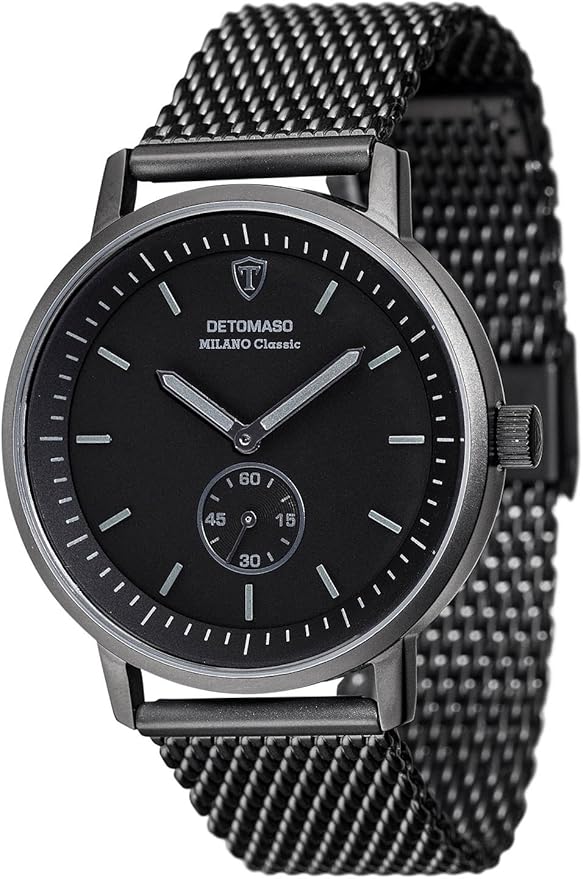 DETOMASO HerrenArmbanduhr Milano CLASSIC BLACK Analog Quarz DT1072I Amazon.de Uhren