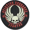 Patch PVC 'MUNITIONS AVIATION MARINE IYAOYAS' - Crochet Et Boucle, Thème Militaria, Neuf