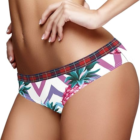 Bennigiry Sous-vêtement en coton doux pour femme Motif ...