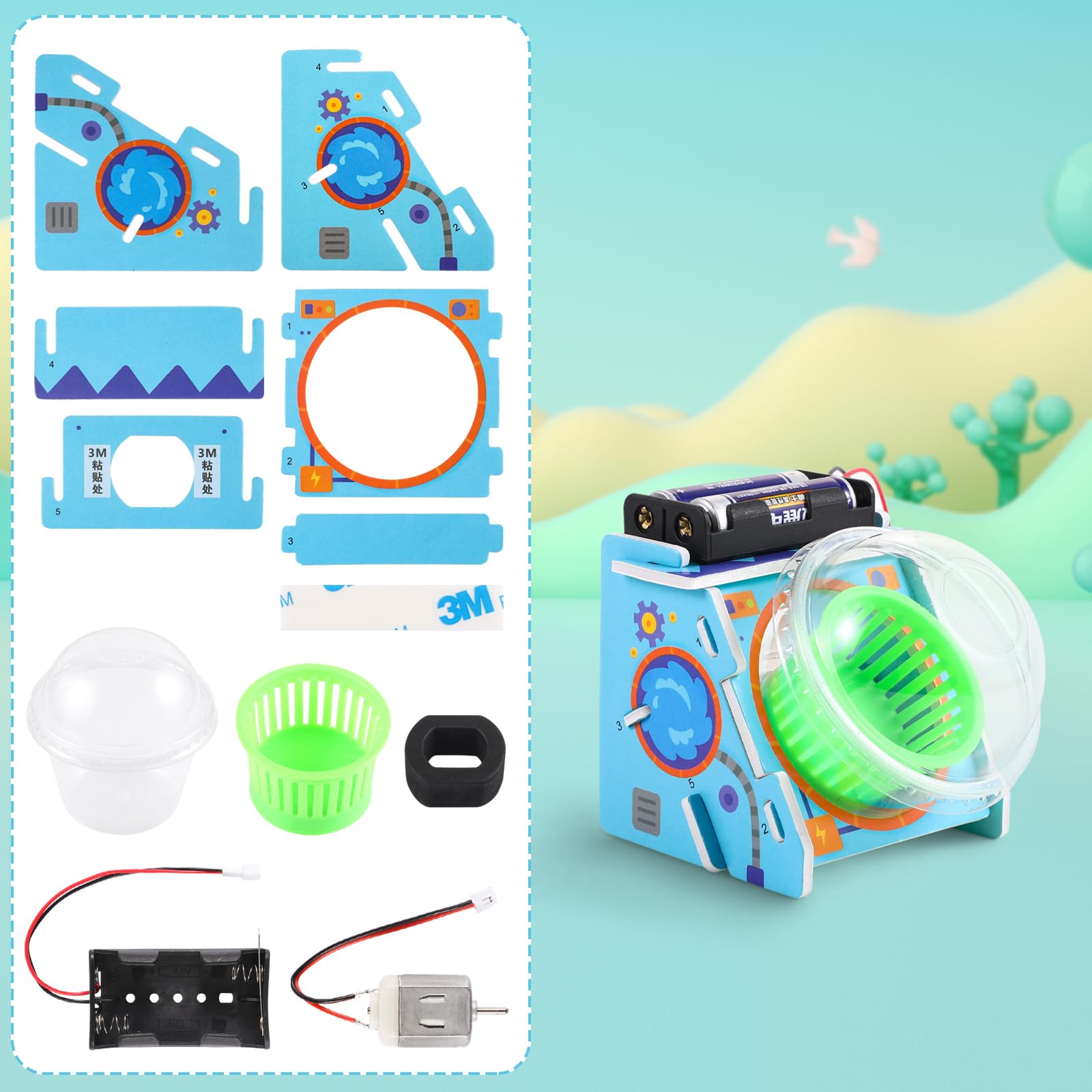 Mua 8 Set STEM Projects for Kids, DC Motor DIY Robotic Kit for Kids Age ...
