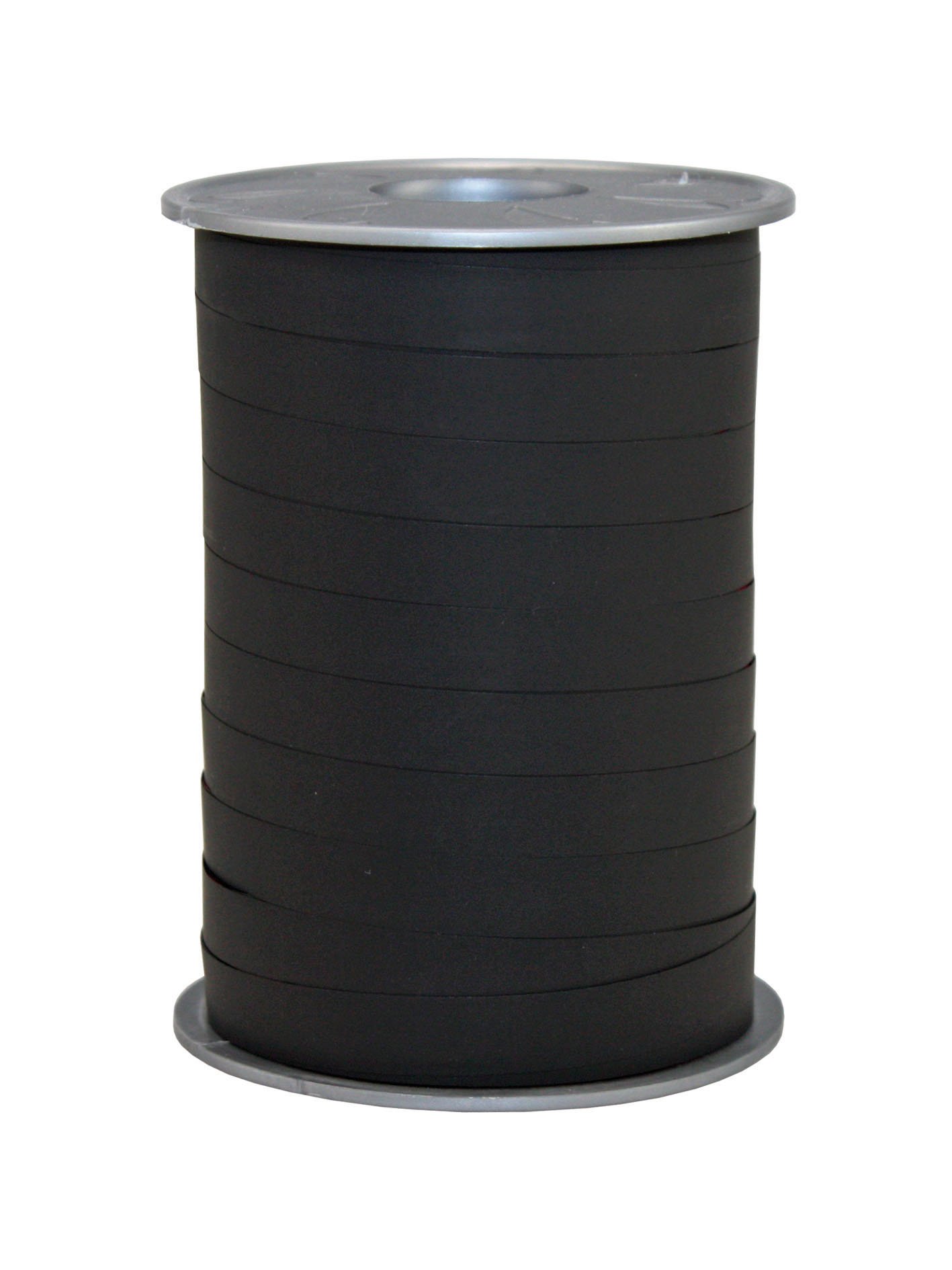 C.E Pattberg Gift Ribbon - black Matt, 200 m Ribbon In Paperlook For Wrapping Gifts, 10 mm Width, Create Beautiful Floral And Baby Shower Decorations, Pastel Balloon Ribbons - For Every Occasion
