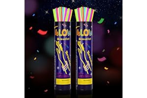 200 Glow Sticks Bulk Party Supplies, 8” Glow in the Dark Sticks Party Favors for Kids Neon Glow Bracelets and Necklaces Glow 
