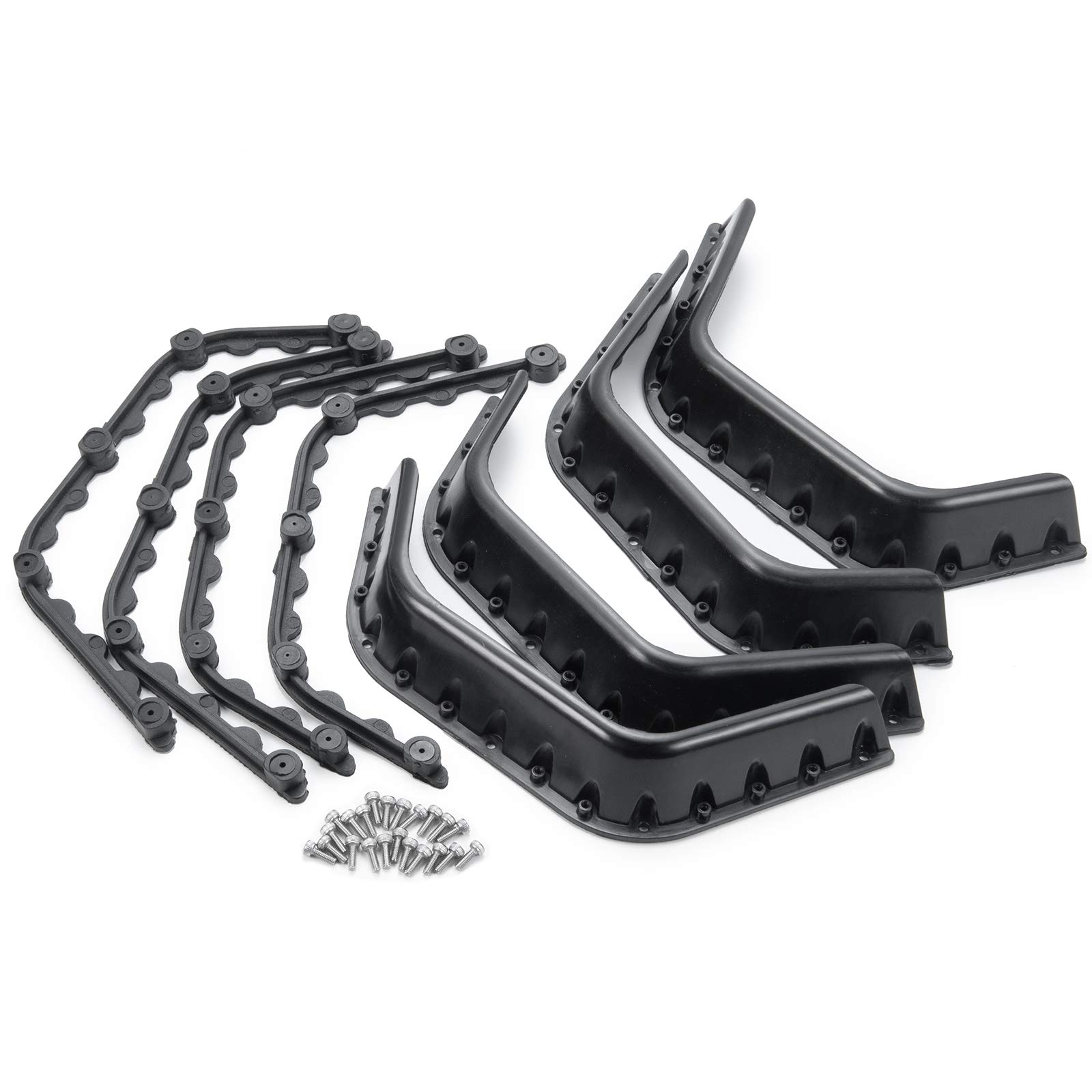 View 1 of 1 Set of 1/10 Scale Fender Flares with Screws for 1/10 RC Axial SCX10 D90 D110 Crawler Car