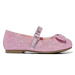 K KomForme Girl's Ballet Flats Non-Slip Soft Mary
