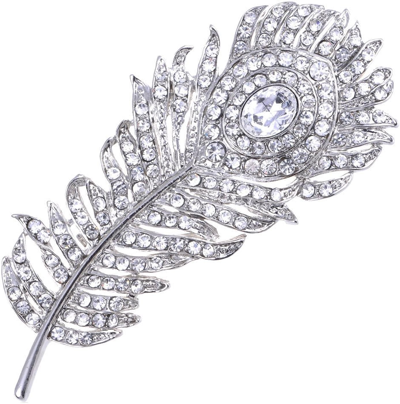 Схема брошь из бисера перо