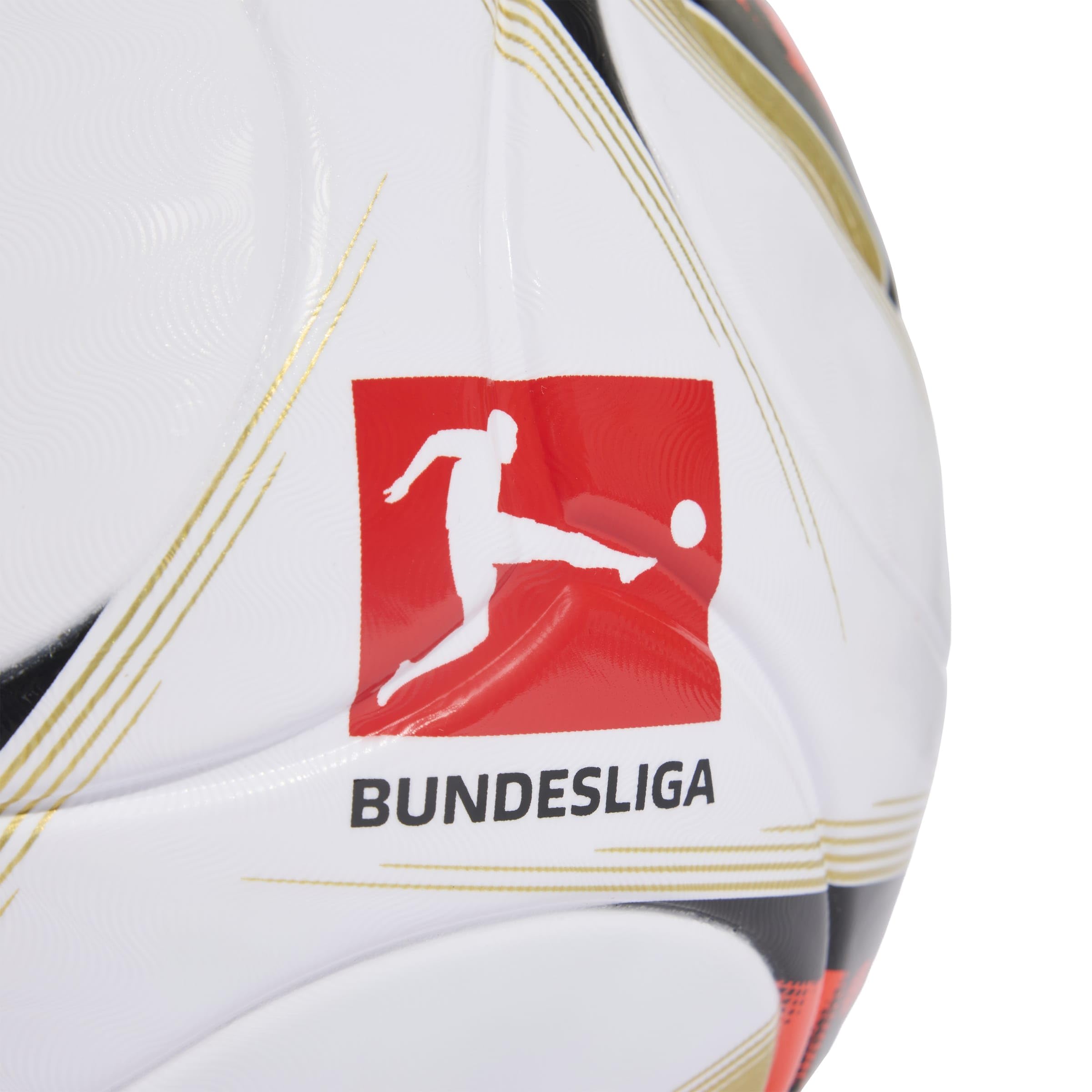 adidas Unisex Bundesliga 26/27 Torfabrik League Recreation Ball, White/Black/solar red, 5 4