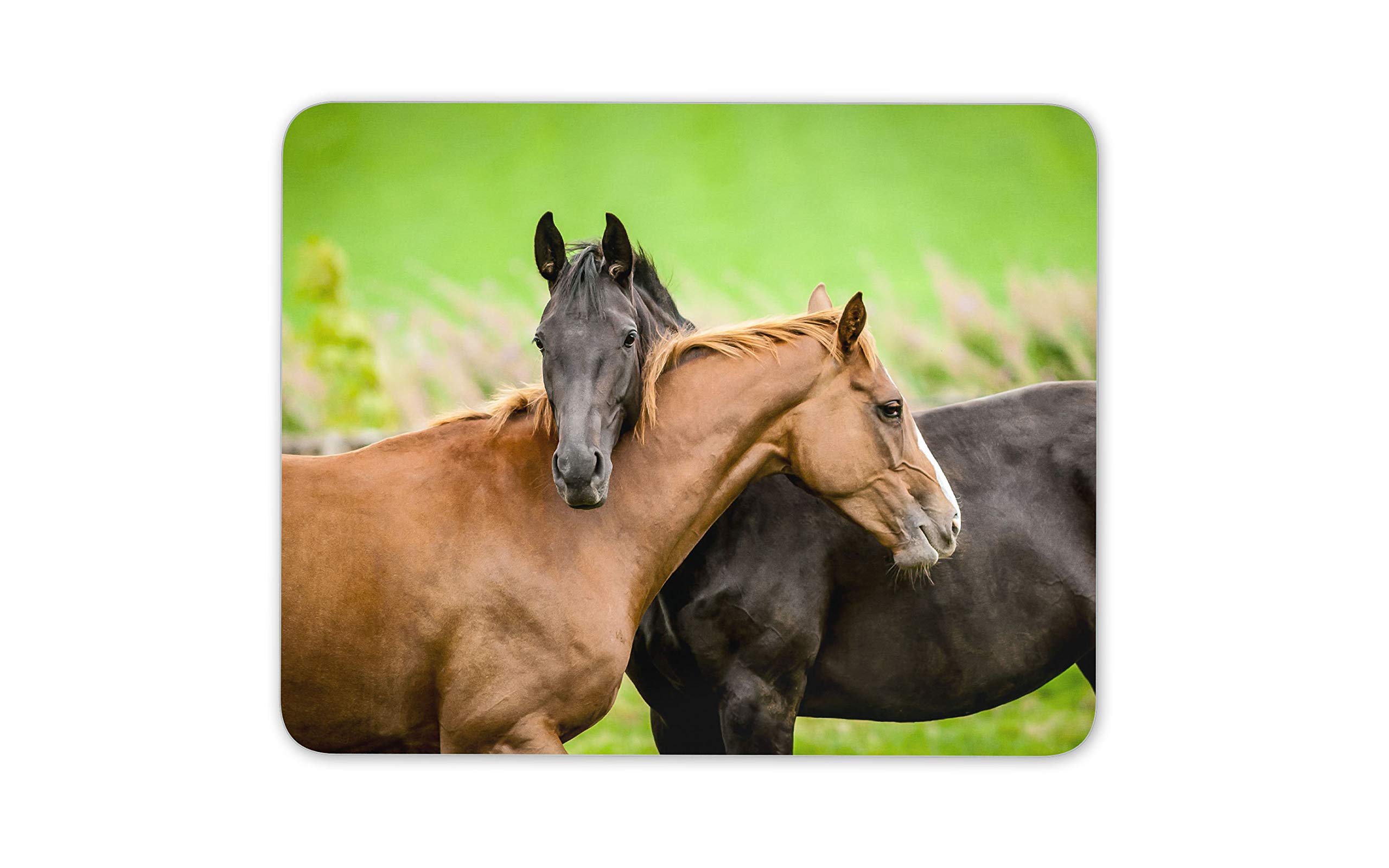 Destination Vinyl Ltd Equestrian Friendship Mouse Mat Pad - Horse Lover Farming Computer #14622