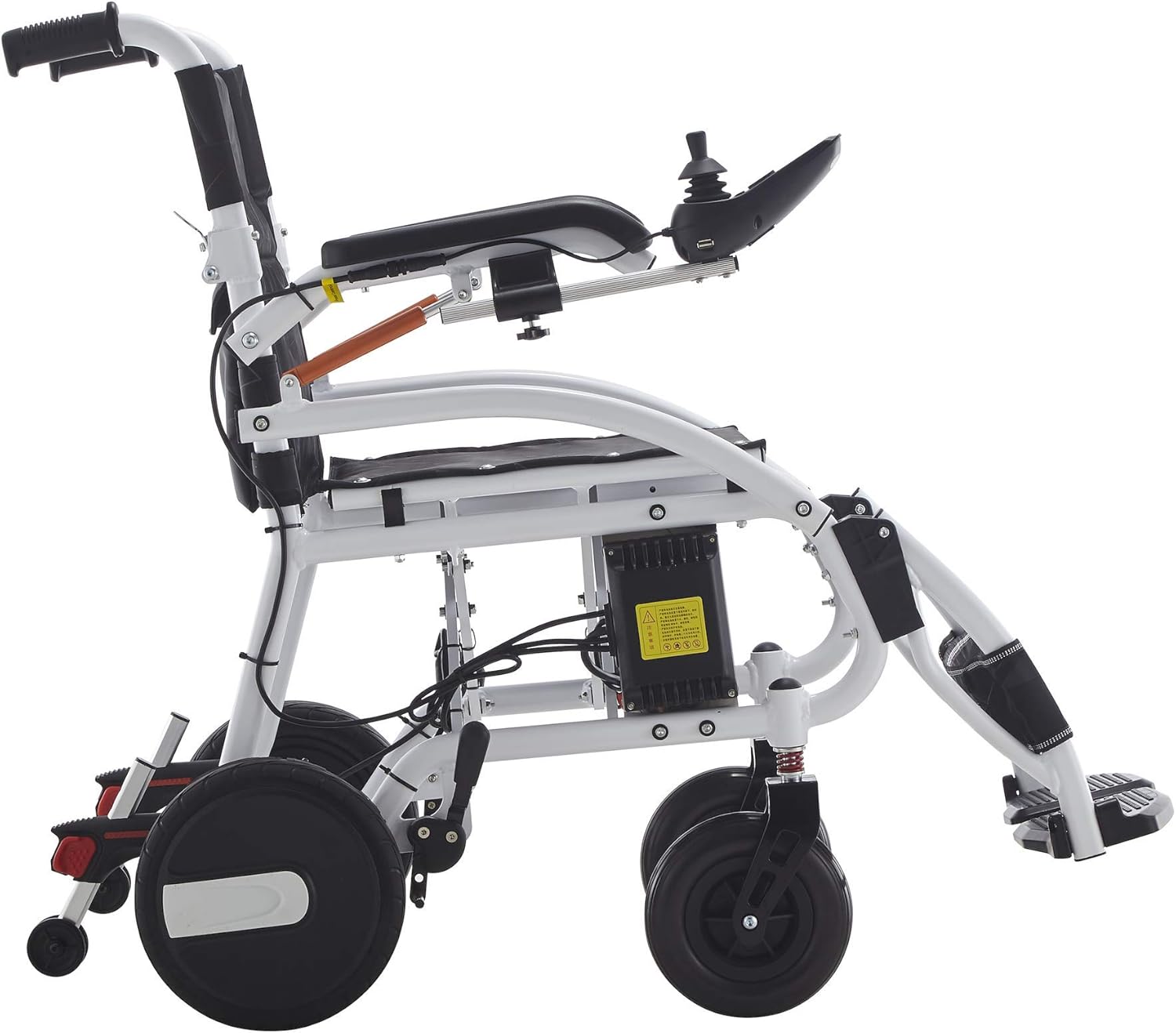2020 Lightweight Electric Power Wheelchair Mobility Scooter, Aviation Travel Safe Motorized Electric Wheelchair Mobility Aid (Black): Health & Personal Care