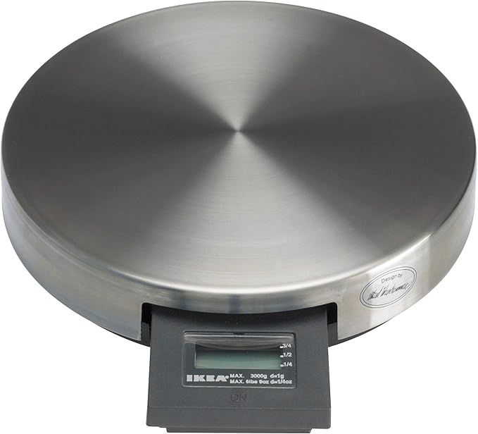 IKEA. 200.181.98 Ording Scale, 7.25"x 7"x 1.5", Stainless