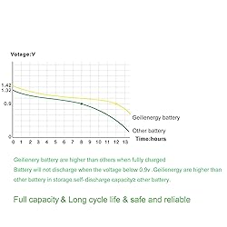 GEILIENERGY Solar Light Batteries AAA NiCd AAA 1.2V