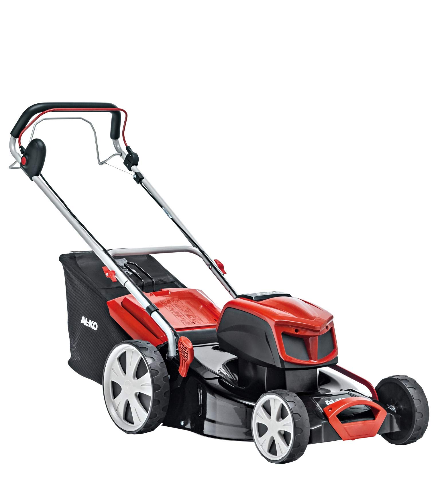 AL-KO 36 V Akku-Rasenmäher 46.9 Li SP, 46 cm Schnittbreite, Stahlblechgehäuse, mit Radantrieb, für Flächen bis 650 m² (Akku nicht enthalten)