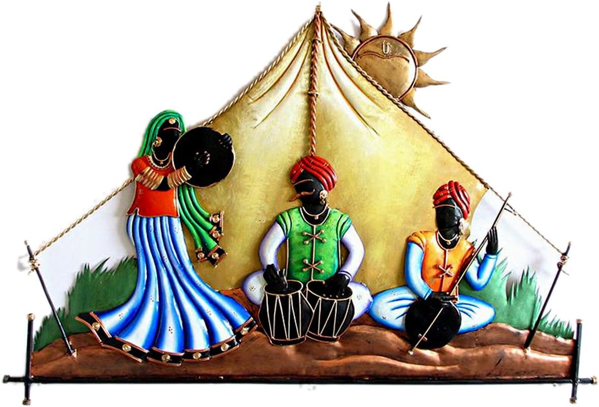 IndoRoots Rajasthani troup at desert- wall hanging