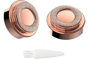 EFSANONY Facial Hair Remover Replacement Heads - Gen 1 Compatible with Finishing Touch Flawless Hair Remover Tool for Women Easy Facial Hair Removal (Generation 1 Single Halo, 2 Pack)
