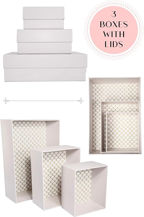 Amazon Com Happibox Hikidashi Box Set Of 3 Dresser Drawer