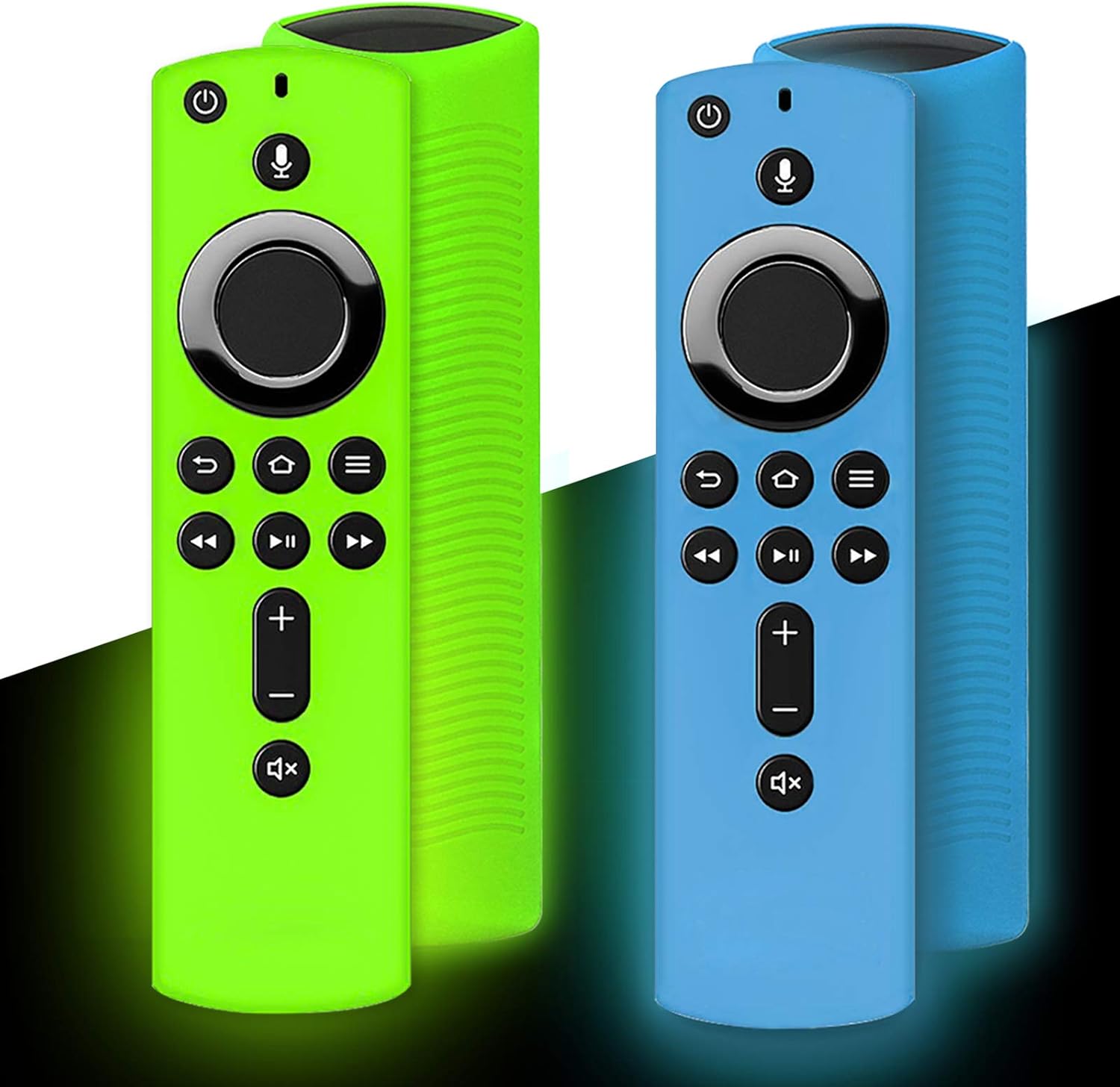 Wevove Silicone Remote Case Glow, Firetv Remote Silicone Case Glow, Shockproof Anti Slip Silicone Remote Case, Compatible with TV 2nd Gen (3rd Gen) Alexa Voice Remote Control: Home Audio & Theater
