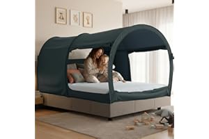 Bed Tent Dream Tents Bed Canopy Shelter Cabin Indoor Privacy Warm Breathable Pop Up Twin Size for Kids and Adult Patent Pendi