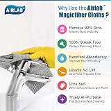 Airlab 8 Pcs Microfiber Cleaning Cloths Nanoscale Lint Free 12x16 view 6