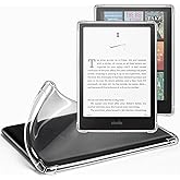 CoBak Clear Case for 7" Kindle Paperwhite 12th Gen 2024 &amp; Kindle Colorsoft | Lightweight, Scratch-Proof Silicone Back Cover