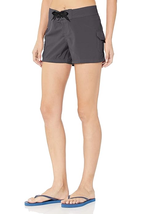 women's nike solid boardshort swim bottoms