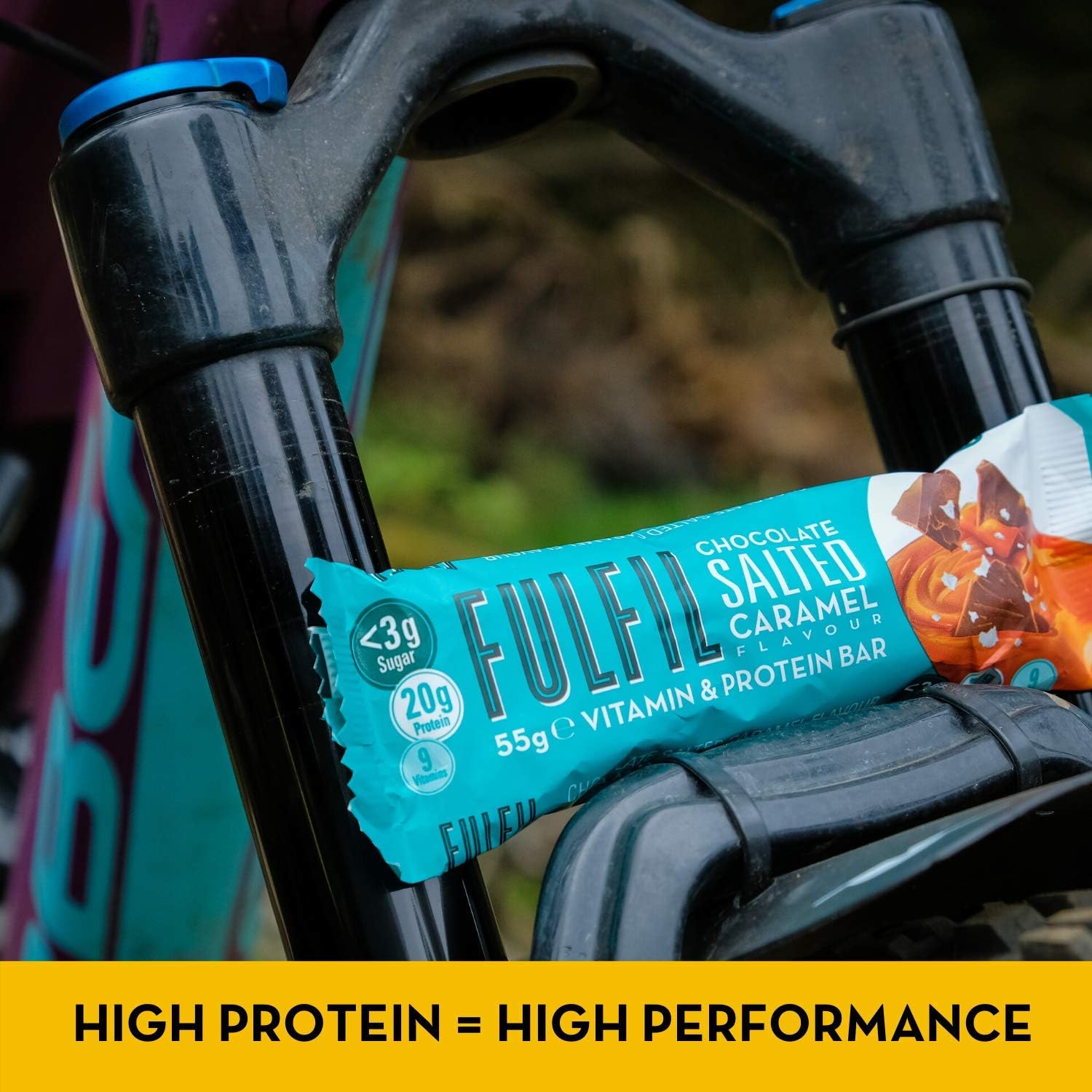 FULFIL Vitamin and Protein Bars (15 x 55 g Bars) - Chocolate Salted Caramel Flavour - 20 g High Protein; 9 Vitamins; Low Sugar - Image 5