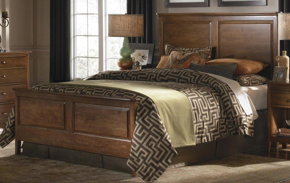 Kincaid Cherry Park Solid Wood King Panel Bed 63136P