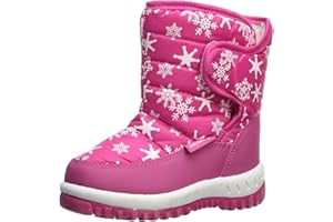 EQUICK Boys Girls Winter Boots Waterproof Lightweight Kid Snow Boots with Fur Outdoor (Toddler/Little Kid/Big Kid)