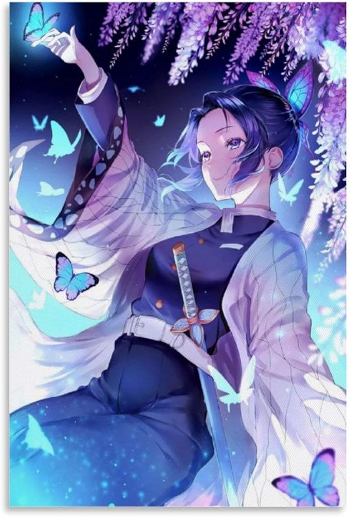 chuxing Póster de anime demonio asesino de estilo chino pintura