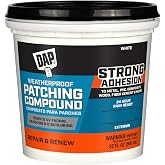 DAP Weatherproof Patching Compound, White, 32 Oz (7079818787)