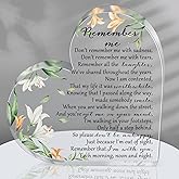Yookeer Sympathy Gift Acrylic Heart Shape Memorial Bereavement Gifts for Loss of Loved One Red Cardinal Remembrance Condolence Funeral Grief Keepsake for Mom Dad Grandma Friend(Delicate Style)