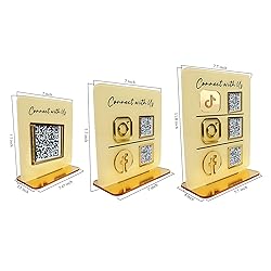 Personalized Multi Business QR Code Sign QR Display