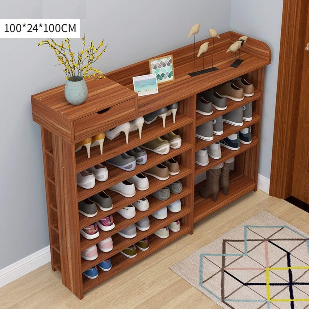 MultiLayer Shoe Rack Bench,Wooden Entryway