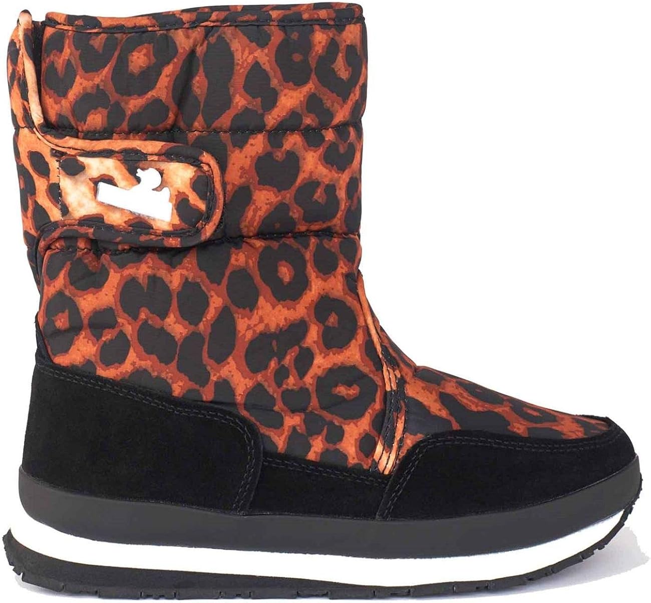 animal print duck boots