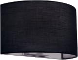 HARPER LIVING Indoor Wall Light with Switch Grey Fabric Shade E27 view 7
